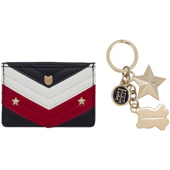 Bags Women Wallets Tommy Hilfiger Mascot Leather White, Red
