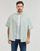 Clothing Men Short-sleeved shirts Element CAMBRIDGE SS White / Grey / Green