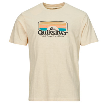 Clothing Men Short-sleeved t-shirts Quiksilver STEP INSIDE SS White