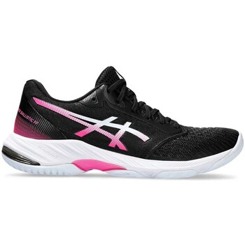 Asics Netburner Ballistic Ff 3 Women's Black Hot Pink women's Indoor Sports Trainers (Shoes) in Black