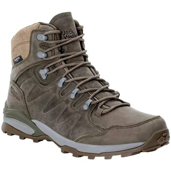 Shoes Men Walking shoes Jack Wolfskin Refugio Prime Texapore Mid Brown