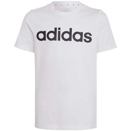 Clothing Boy Short-sleeved t-shirts adidas Originals Essentials Linear JR White
