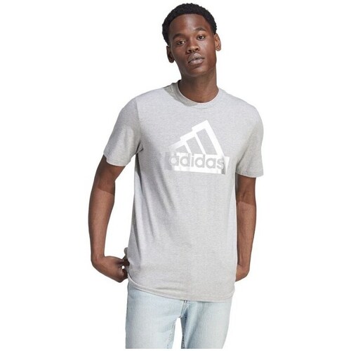 Clothing Men Short-sleeved t-shirts adidas Originals Fi Met Tee M Grey
