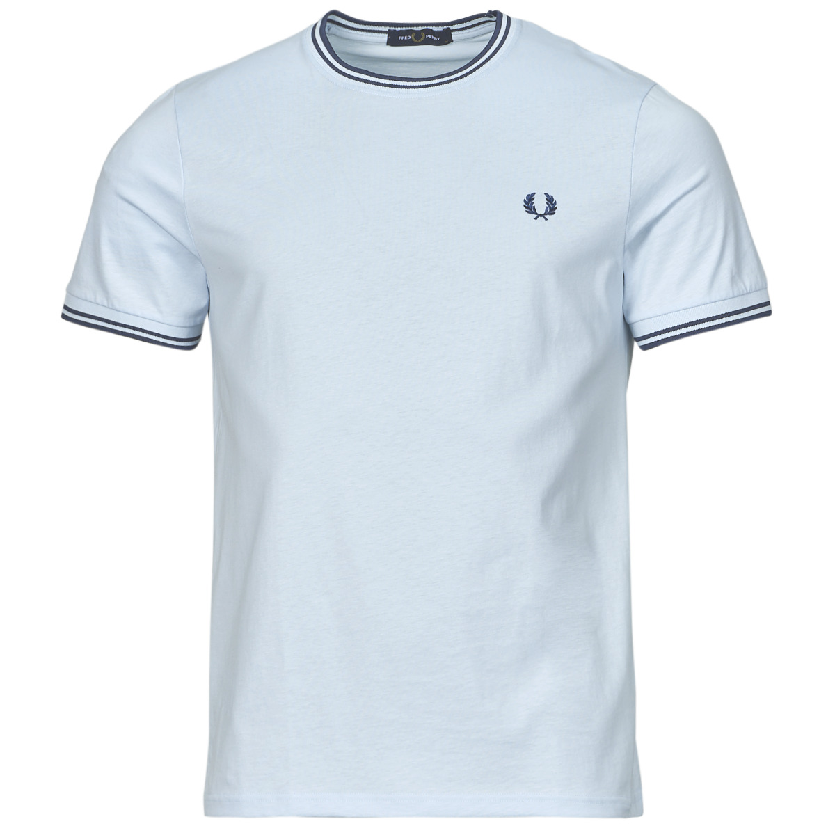 fred perry  twin tipped t-shirt  men's t shirt in blue