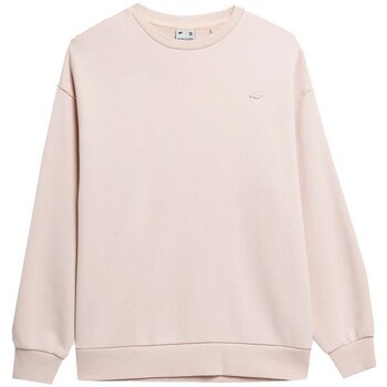 Clothing Women Sweaters 4F 4FSS23TSWSF537KREMOWY Pink