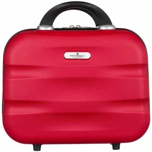 Bags Valise Peterson Kuferek Czerwony Kosmetyczka Dh Ptn 5806-k-m Red