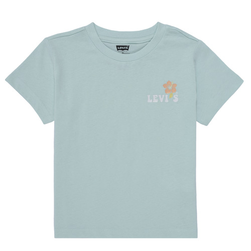 Clothing Girl Short-sleeved t-shirts Levi's OCEAN BEACH SS TEE Blue / Pastel / Orange / Pastel