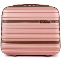Bags Valise Solier Kuferek Podróżny Mały Abs Stl957 Różowy Pink