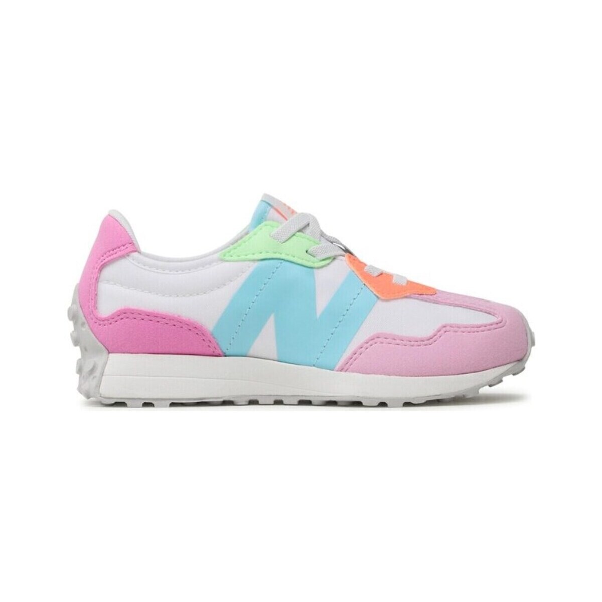 Shoes Children Low top trainers New Balance 327 Blue, Pink, White