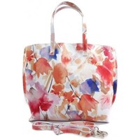 Bags Women Handbags Vera Pelle A4 Shopper Bag Red, White, Turquoise