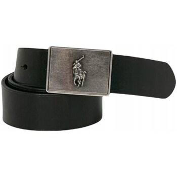 Clothes accessories Men Belts Ralph Lauren Pony Buckle Black