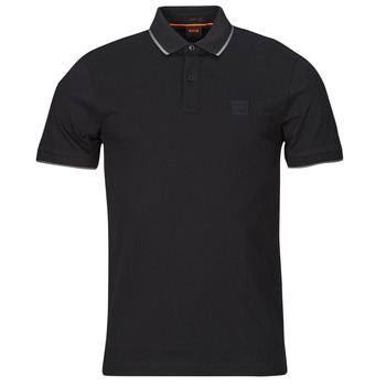 Clothing Men Short-sleeved polo shirts BOSS Passertip Black