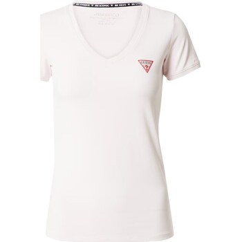 Clothing Women Short-sleeved t-shirts Guess W2YI45J1314A60W White