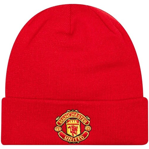 Clothes accessories Men Hats / Beanies / Bobble hats New-Era Core Cuff Beanie Manchester United Fc Hat Red
