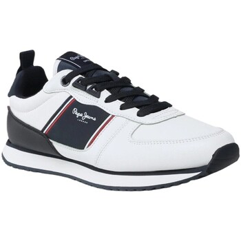 Shoes Men Low top trainers Pepe jeans Tour Club White