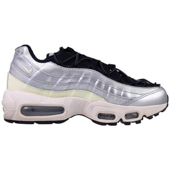 Shoes Women Low top trainers Nike Air Max 95 Metallic Silver Alabaster Silver