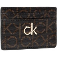 Bags Women Wallets Calvin Klein Jeans Cardholder Monogram Black, Brown