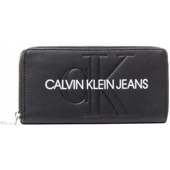 Bags Women Wallets Calvin Klein Jeans Zip Around Black