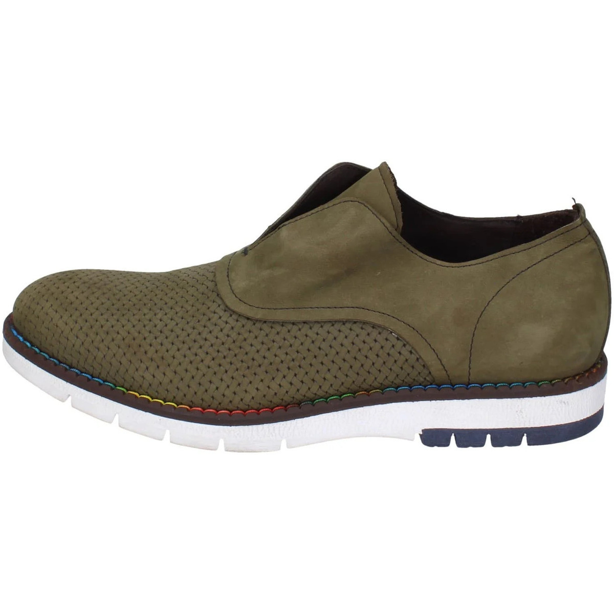 Shoes Men Loafers Eveet EZ183 Green