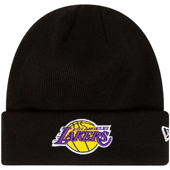Clothes accessories Men Hats / Beanies / Bobble hats New-Era Essential Cuff Beanie Los Angeles Lakers Hat Black