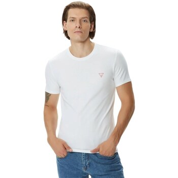 Clothing Men Short-sleeved t-shirts Guess M2YI24J1314G011 White