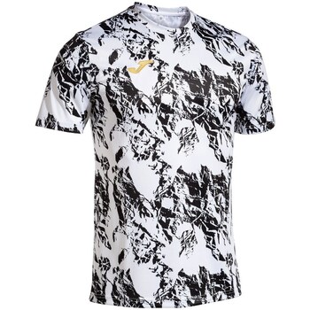 Clothing Men Short-sleeved t-shirts Joma Lion Short Sleeve Tee Black, White