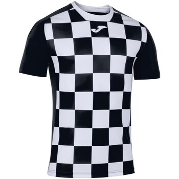 Clothing Men Short-sleeved t-shirts Joma Flag Ii Tee Black, White
