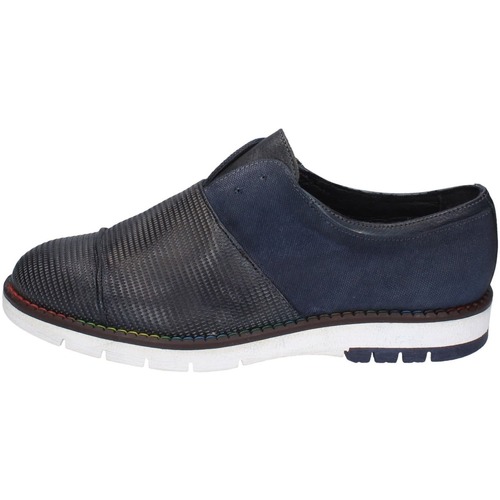 Shoes Men Loafers Eveet EZ296 Blue