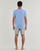Clothing Men Sleepsuits Calvin Klein Jeans S/S SHORT SET Blue / Grey