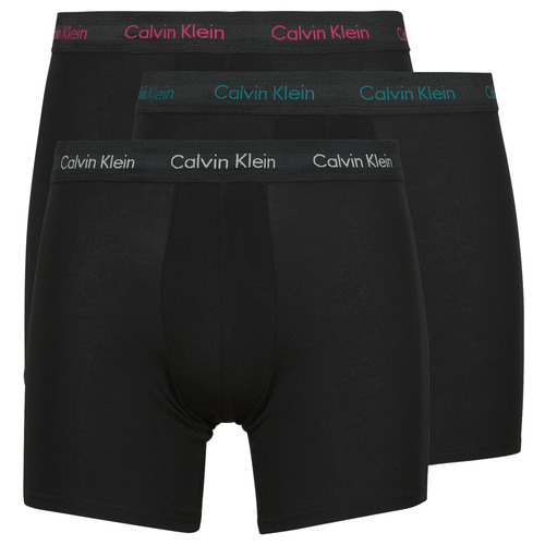 Underwear Men Boxer shorts Calvin Klein Jeans BOXER BRIEF 3PK X3 Black