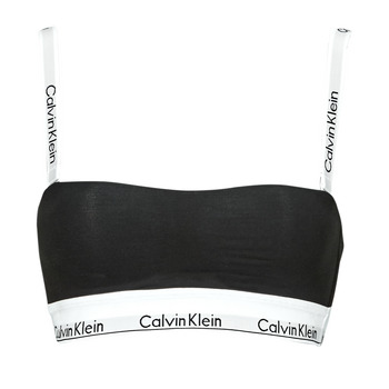 Underwear Women Sports bras Calvin Klein Jeans LIGHTLY LINED BANDEAU Black