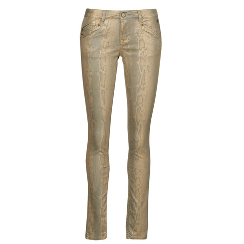 Clothing Women Slim jeans Freeman T.Porter KAYLEE GOLDY Gold
