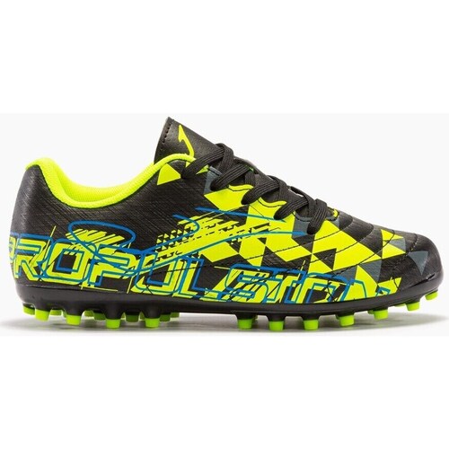 Shoes Children Football shoes Joma Propulsion 2301 Jr Ag Black, Yellow