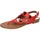 Shoes Women Sandals Café Noir EZ390 Red