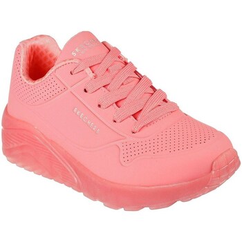 Shoes Children Low top trainers Skechers Uno Ice Pink