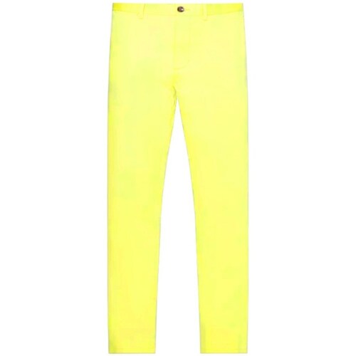 Clothing Men Trousers Tommy Hilfiger Chinosy Yellow