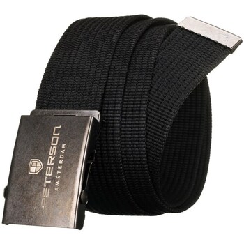 Clothes accessories Belts Peterson PTNOLDSILVERBLACK66062 Black
