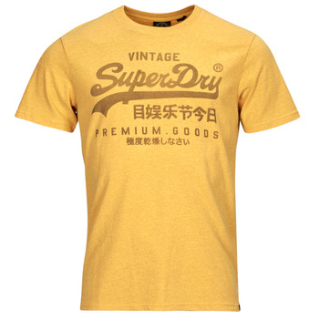 Clothing Men Short-sleeved t-shirts Superdry CLASSIC VL HERITAGE T SHIRT Orange