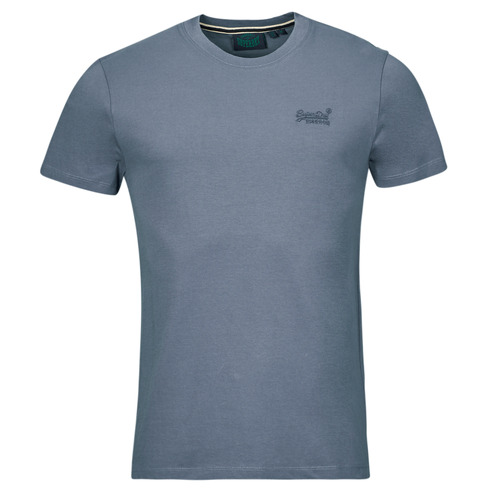 Clothing Men Short-sleeved t-shirts Superdry ESSENTIAL LOGO EMB TEE UB Blue