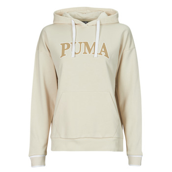 Clothing Women Sweaters Puma PUMA SQUAD HOODIE TR Beige