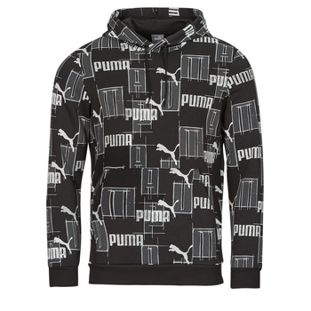 Clothing Men Sweaters Puma ESS+ LOGO LAB AOP HOODIE FL Black
