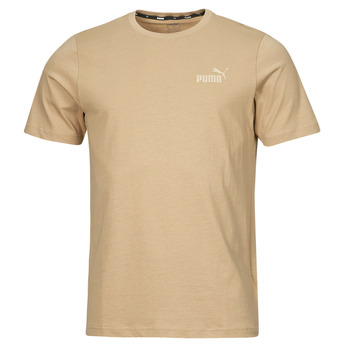 Clothing Men Short-sleeved t-shirts Puma ESS SMALL LOGO TEE (S) Beige