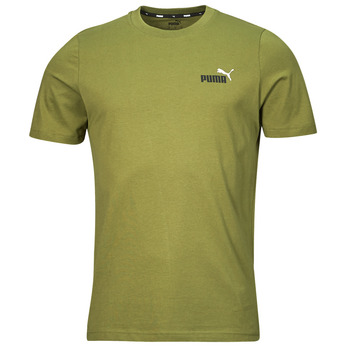 Clothing Men Short-sleeved t-shirts Puma ESS+ 2 COL SMALL LOGO TEE Kaki