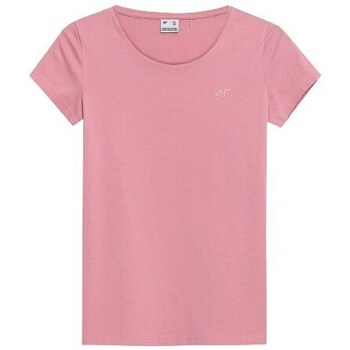 Clothing Women Short-sleeved t-shirts 4F H4Z22TSD35056S Pink