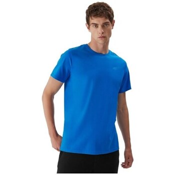 Clothing Men Short-sleeved t-shirts 4F 4FAW23TTSHM087633S Blue