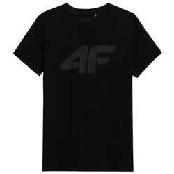 Clothing Men Short-sleeved t-shirts 4F 4FSS23TTSHM53720S Black