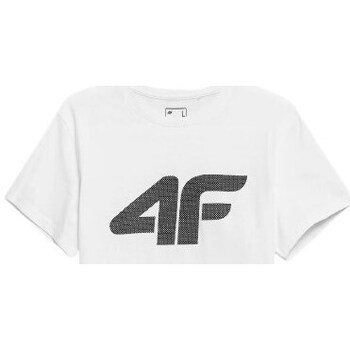 Clothing Men Short-sleeved t-shirts 4F 4FSS23TTSHM53710S White