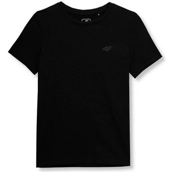 Clothing Boy Short-sleeved t-shirts 4F 4FJSS23TTSHM29120S Black