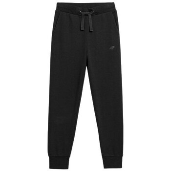 Clothing Boy Trousers 4F 4FJSS23TTROF13020S Black