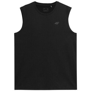 Clothing Men Short-sleeved t-shirts 4F 4FSS23TSLEM01620S Black
